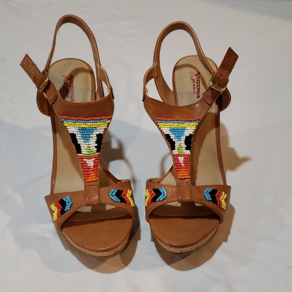 Open toe wedge sandels
